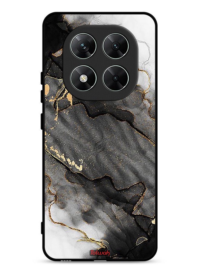 Tolwak Xiaomi Redmi Note 14 Pro 5G Protective Case Cover Glitter Marble - Image 1