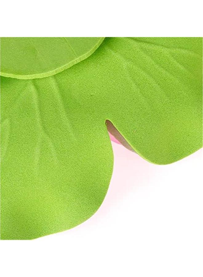 Generic 6Pcs 7in Artificial Lotus Flower Water Lily Fake Plants Swimming Pool Floating Plants Floral Foam Simulation Wedding Ornament Home Decor(7inch,White)  - Image 5