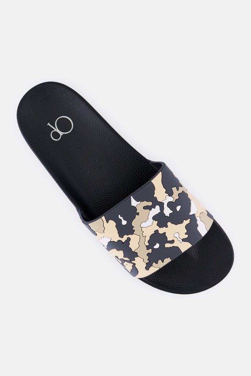 Ocean Pacific Men Camouflage Slip On Slides, Multicolor  - Image 4