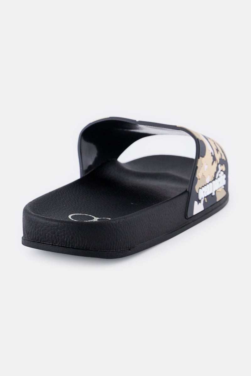 Ocean Pacific Men Camouflage Slip On Slides, Multicolor  - Image 3