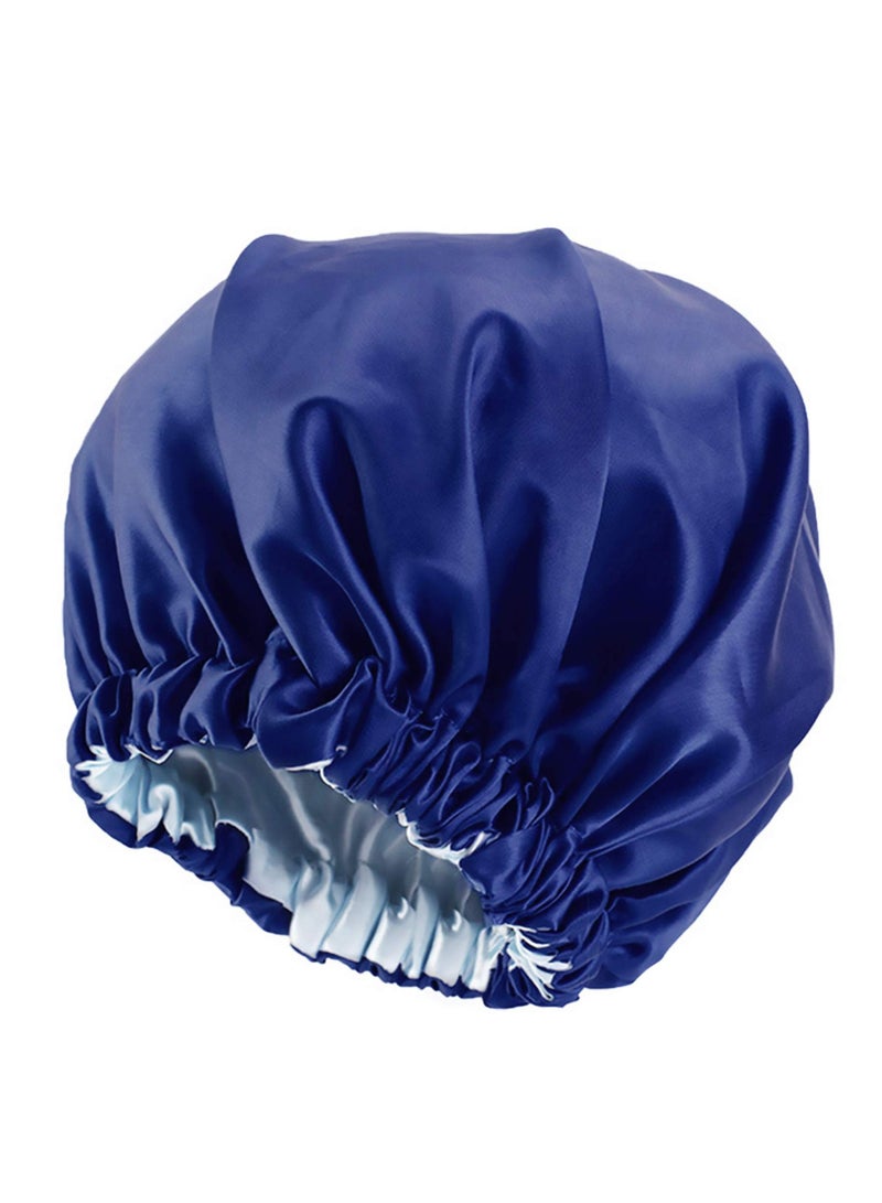 Satin Hair Cap Women's Silk Sleep Cap for Natural Hair - Image 2