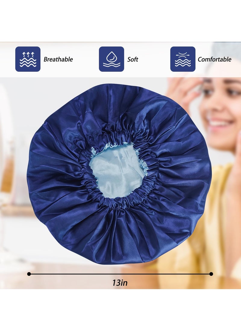 Satin Hair Cap Women's Silk Sleep Cap for Natural Hair - Image 4