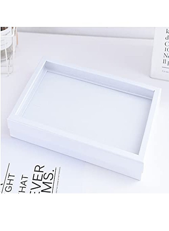 ZLY Jewelry Rings Display Tray Velvet 100 Slot Case Box Jewelry Storage Box (White) - Image 2