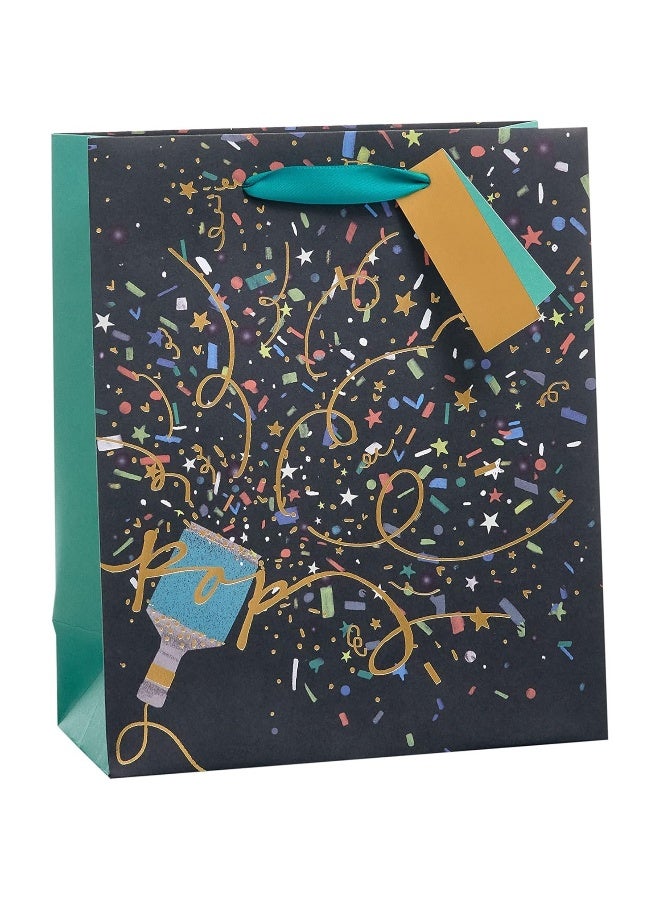 UK Greetings Party Popper Design Medium Gift Bag - Image 2