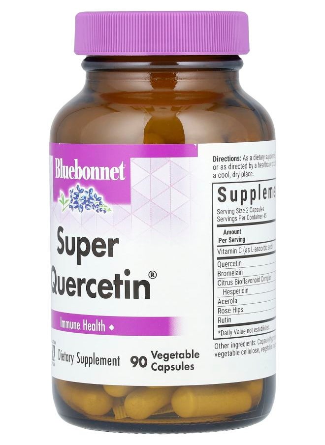 Bluebonnet Nutrition Super Quercetin 90 Vegetable Capsules  - Image 2
