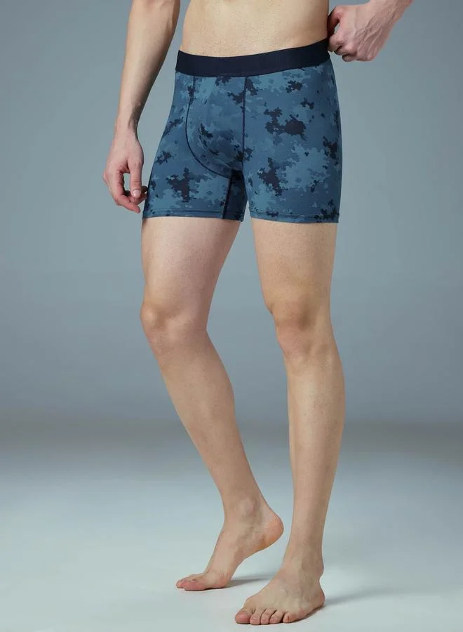 تكنوسبورت Technosport Men Camo Print Sportswear Trunks