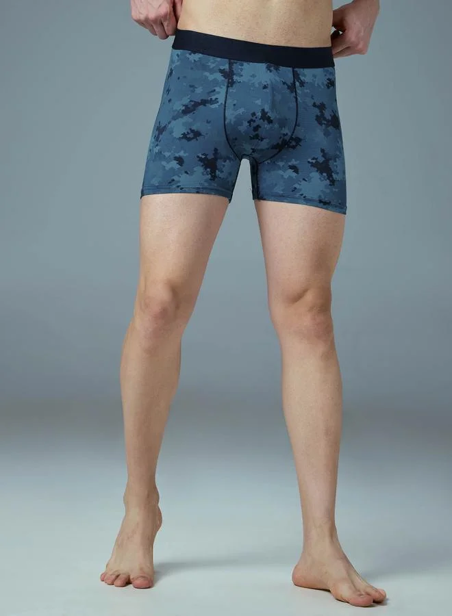 تكنوسبورت Technosport Men Camo Print Sportswear Trunks