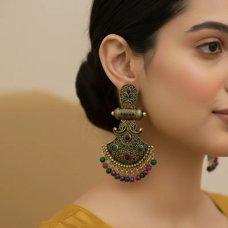 ترو برونز ترو براونز أقراط جمكاس كنز المعبد