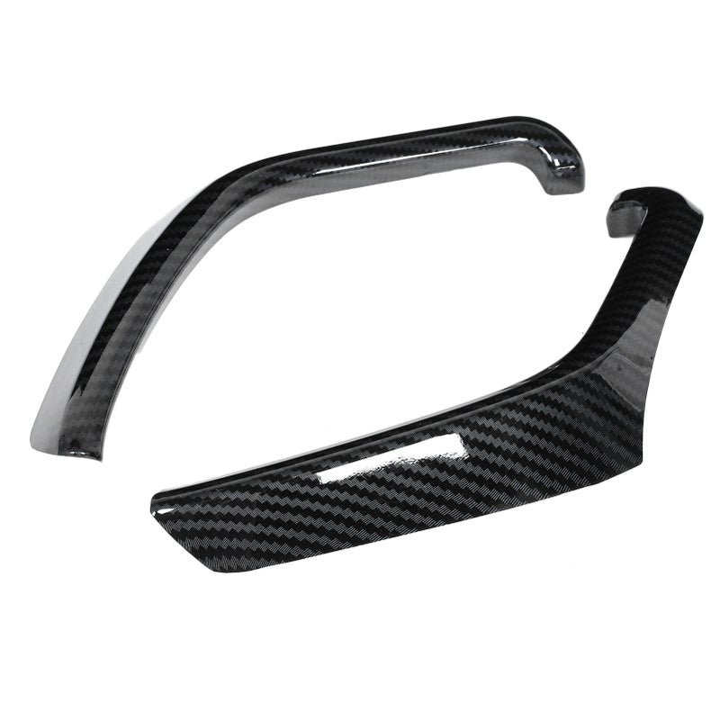 Dashboard Side Instrument Box Trim Carbon Fiber Grain Fit for Ford F150 2015‑2020 - Image 1