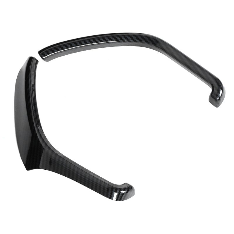 Dashboard Side Instrument Box Trim Carbon Fiber Grain Fit for Ford F150 2015‑2020 - Image 3