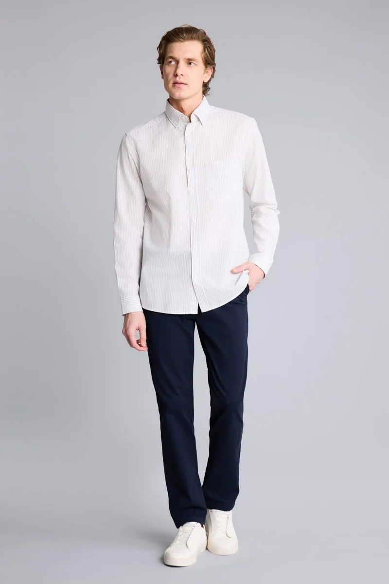 ديفاكتو Straight Leg Trousers