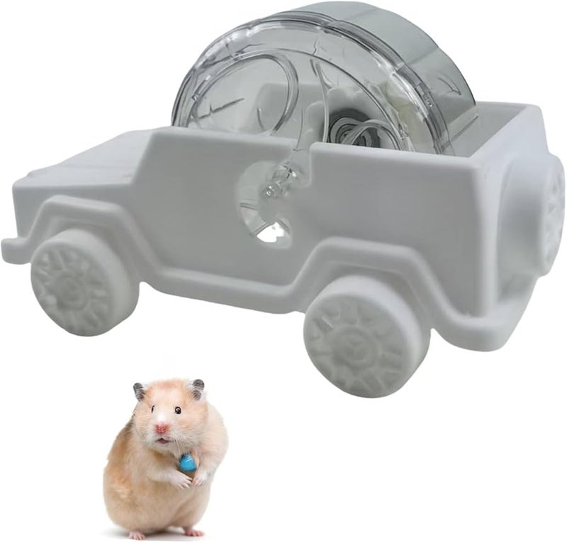 Dark Grey Small Gerbil Exercise Wheel Strong Polystyrene Cage Toy For Small Animals - Image 2