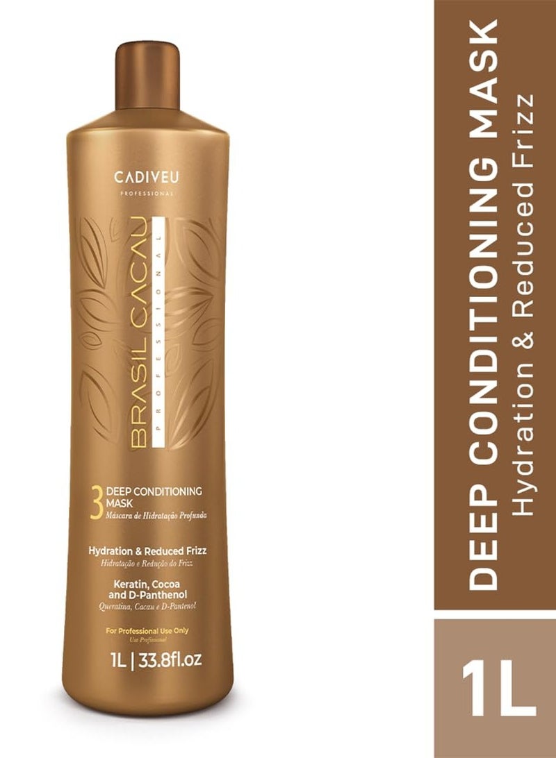 برازيل كاكاو علاج شعر برازيل كاكاو ثلاث خطوات - 1 لتر لشعر صحي ومرطب - Image 2