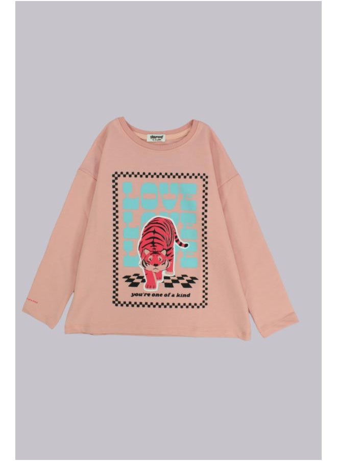 playmore - Lovely Tiger Long-Sleeved T-Shirt - Image 1