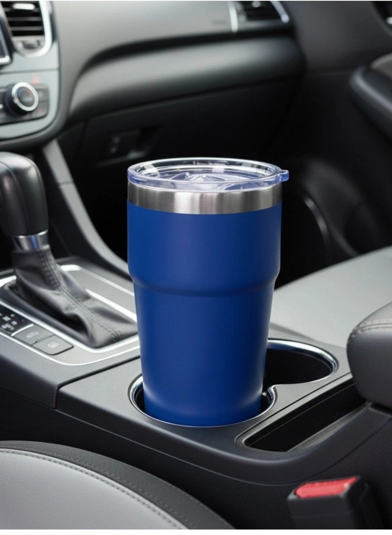 بهلوان معزول بالفراغ من الفولاذ المقاوم للصدأ سعة 26 أونصة 304 ، متوافق مع العديد من السيارات وأكواب الثلج ومثالي للحمل في الهواء الطلق. يحافظ على المشروبات ساخنة أو باردة. - Image 3