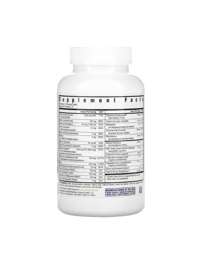Seeking Health Prenatal Essentials Chewable with Milk Thistle TMG and CoQ10 60 Chewable Tablets  - Image 2