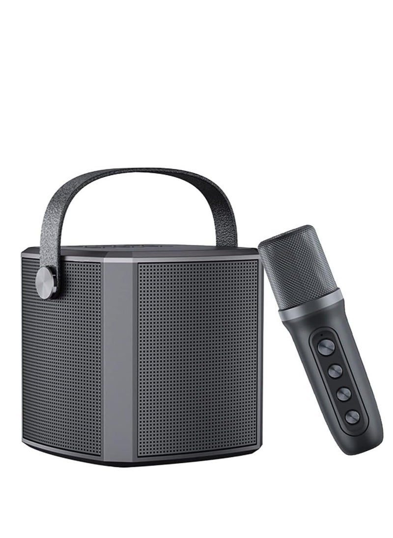 JAJEEK Karaoke Machine with Bluetooth, Microphones, Portable PA System & Speaker – Wireless Karaoke Set, Bluetooth Karaoke System for Singing, Parties & Events (Black) - Image 5