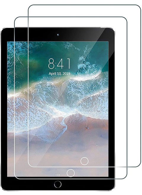 Tempered Glass Screen Protector [2 Pack] compatible with iPad 10.2 inch (2019/2020/2021) 9th 8th 7th Generation - Clear