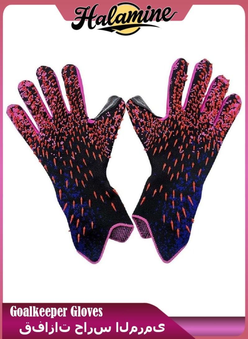 Halamine Goalkeeper Gloves,Strong Grip for Soccer Goalie Goalkeeper Gloves with Size 9 Football Gloves for  Adult Soccer Gloves - Image 1