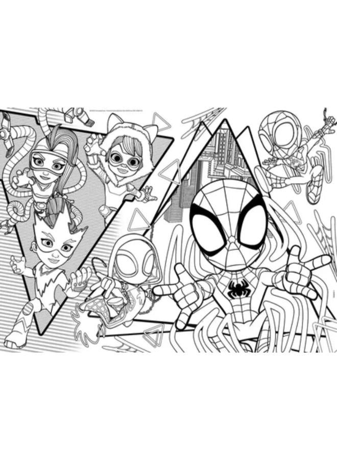 Lisciani Marvel Spidey Double-Face Maxi Floor Puzzle - 35 Pieces - Image 3