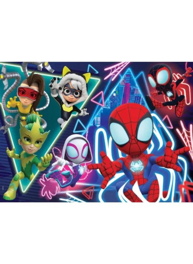 Lisciani Marvel Spidey Double-Face Maxi Floor Puzzle - 35 Pieces - Image 2