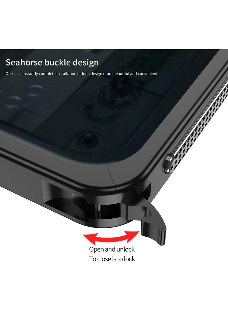 عام **غطاء معدني لـ Nothing Phone (3a) برو - هيكل من سبائك الألمنيوم مع غطاء عدسة كاميرا مضاد للسقوط والصدمات وتهوية فعالة** - Image 2