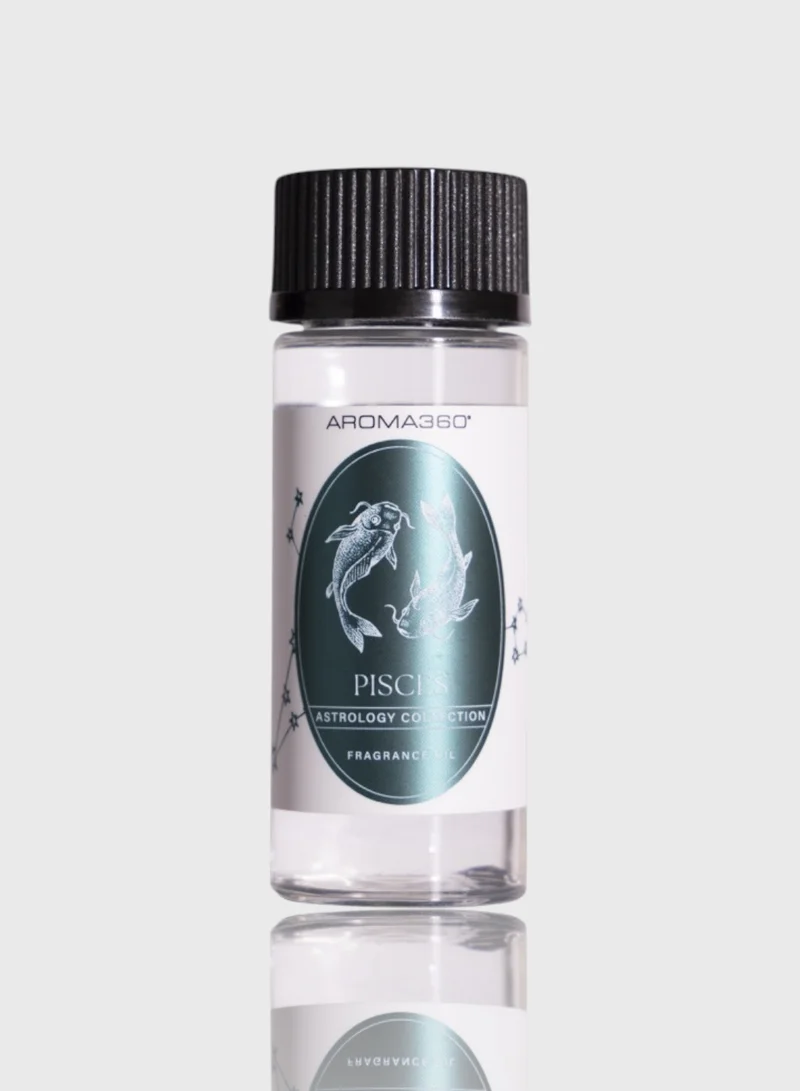 Aroma360 Pisces Pro-Pod Oil Blend - Astrology Inspired for Luxury Essential Oil Diffusers - Aromatherapy Scent Diffuser Oil - Sea Accords, Ylang Ylang, and Solar Musk - 50 mL, 1.7 fl oz