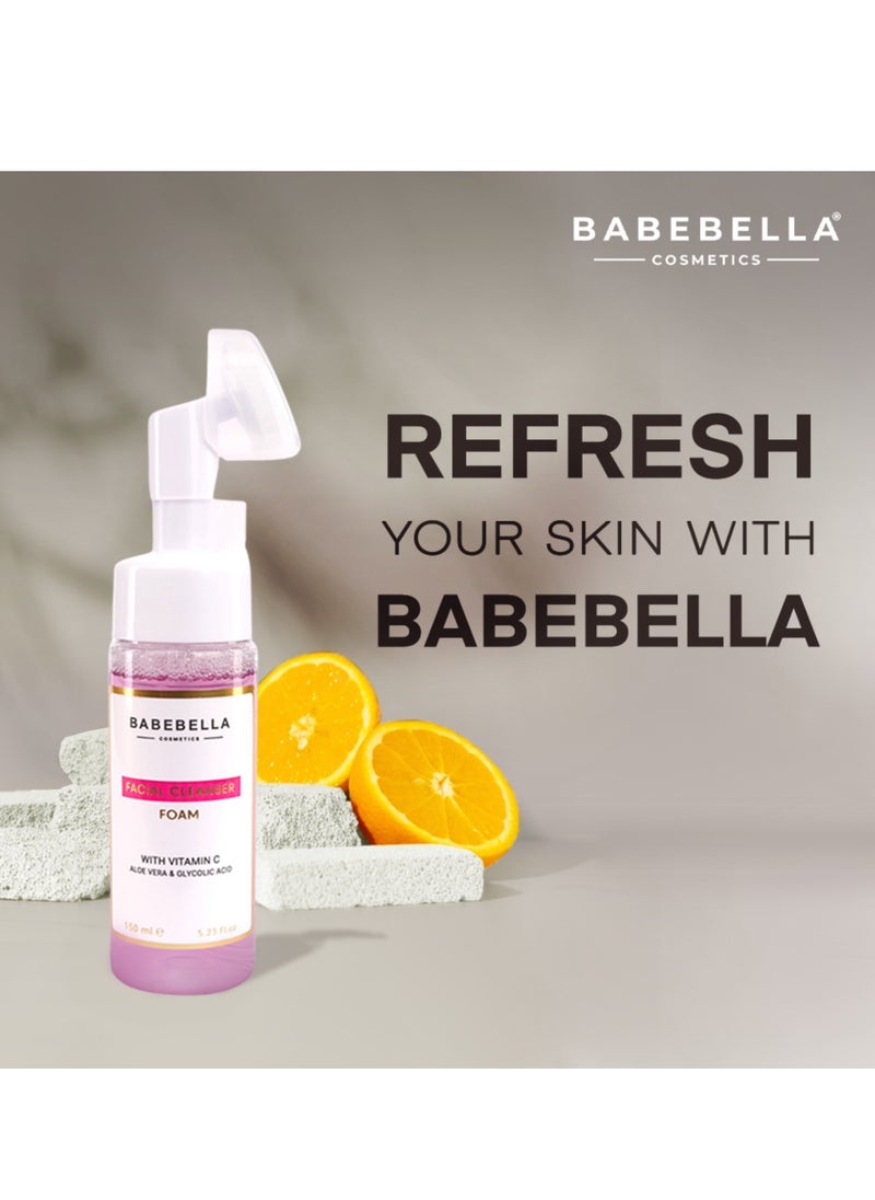 Babebella Cosmetics Vitamin C Whitening Facial Cleansing Foam  - Image 4