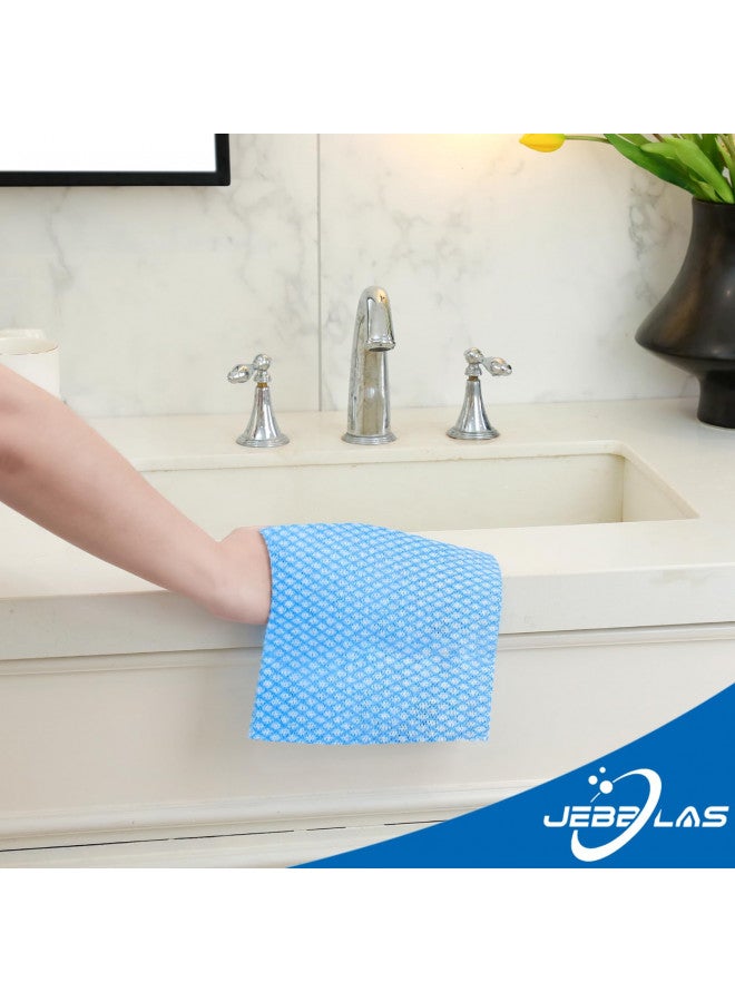 JEBBLAS Disposable Cleaning Towels Dish Towels and Dish Cloths Reusable Towels,Handy Cleaning Wipes,50 Count/Pack,Red - Image 4