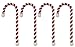 HAUTE DECOR Haute Decor Candy Cane Stocking Holder, (Velvet Material Version) 4-Pack, Classic Red & White  - Image 2