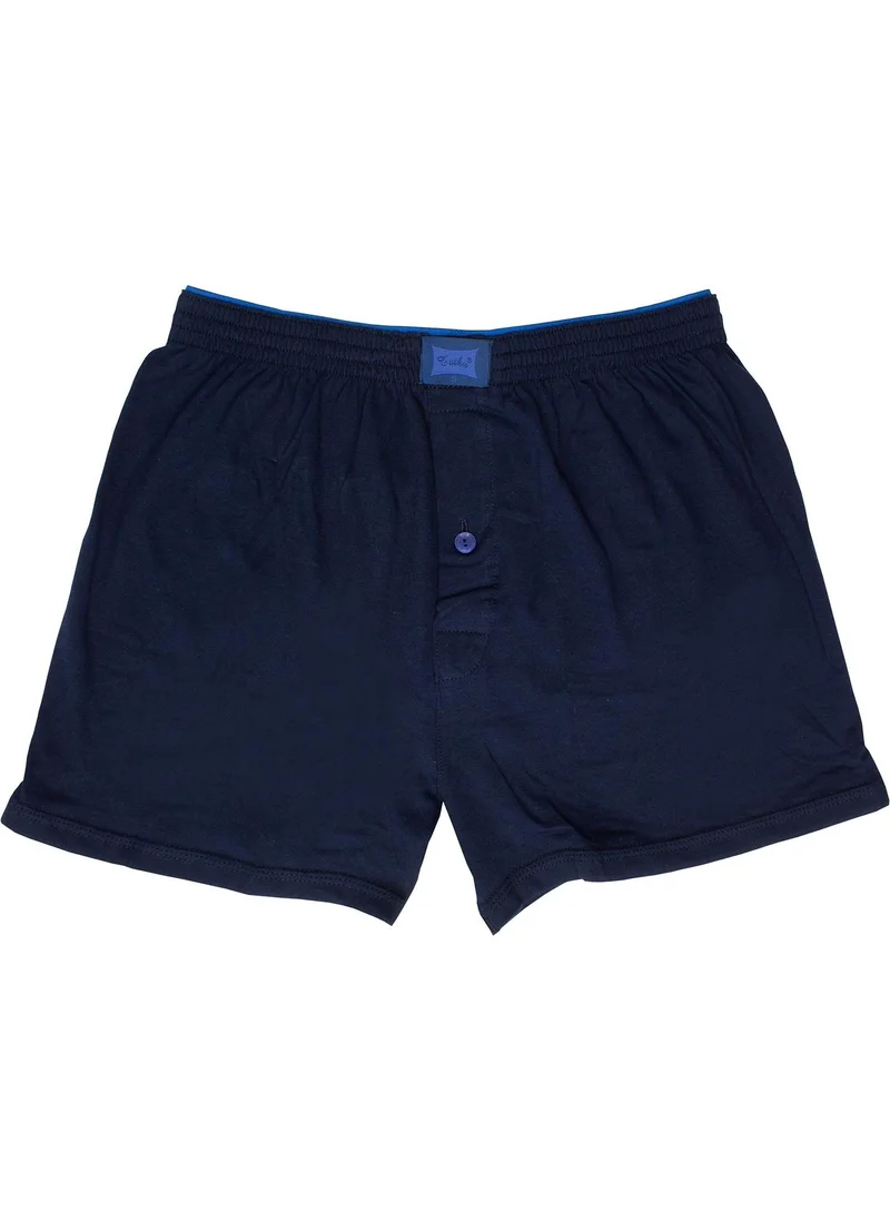 Tutku Men Combed Cotton Plain Boxer 4 Colors 4-Pack