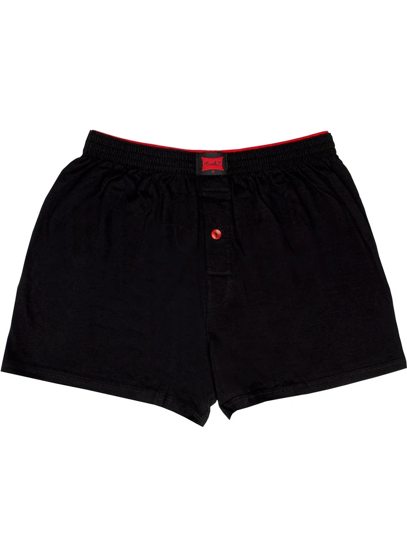 Tutku Men Combed Cotton Plain Boxer 4 Colors 4-Pack