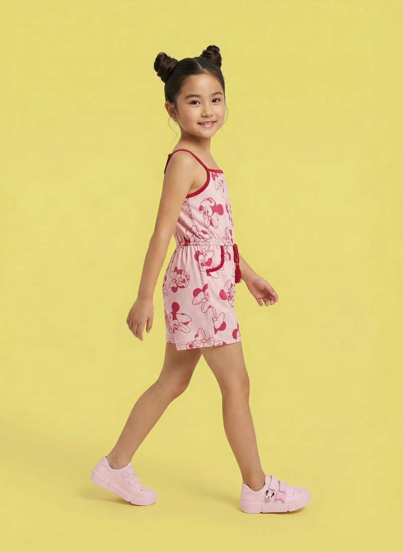Nautinati  Nautinati Girls' Sleeveless Disney Minnie Mouse All-over Print Jumpsuit for Women | Best Price UAE