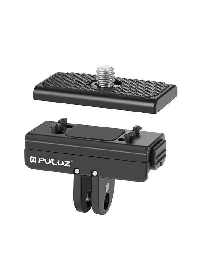 بولوز حامل قاعدة مغناطيسي سريع الفك من PULUZ لكاميرا Insta360 Ace / Ace Pro (أسود)  - Image 1