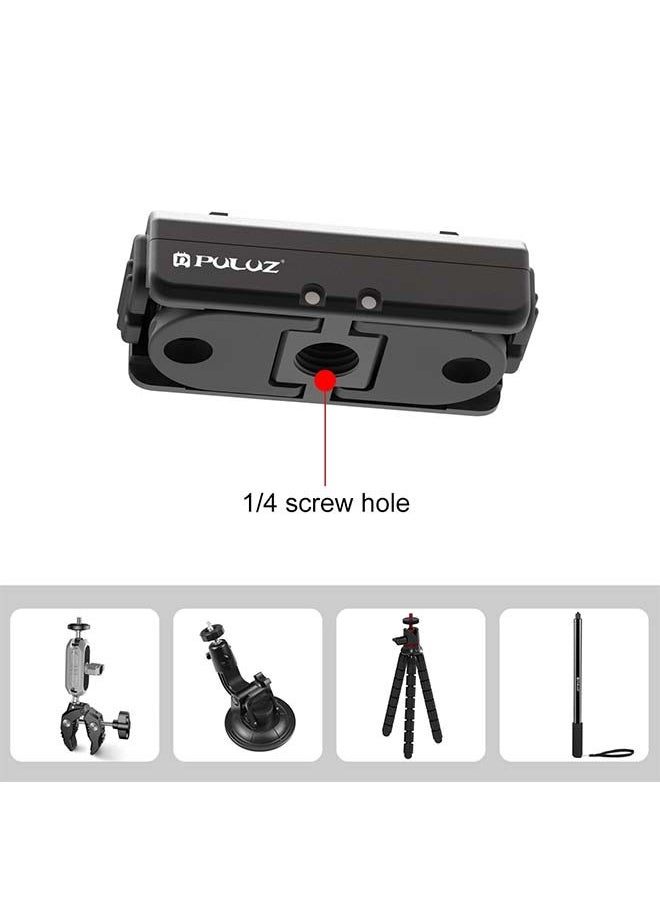 بولوز حامل قاعدة مغناطيسي سريع الفك من PULUZ لكاميرا Insta360 Ace / Ace Pro (أسود)  - Image 5