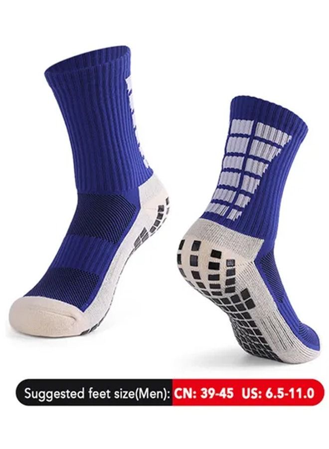 Rock Pow 3 Pairs Men's Anti Slip Football Socks - Image 4