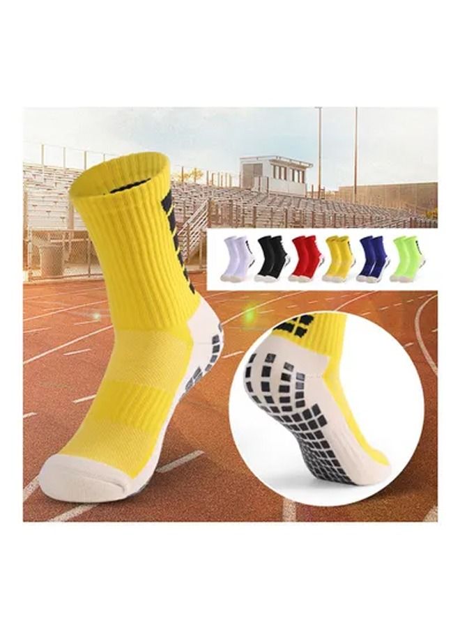 Rock Pow 3 Pairs Men's Anti Slip Football Socks - Image 5