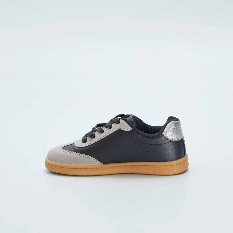 Kiabi Low Top Trainers With Stylish Laces Black