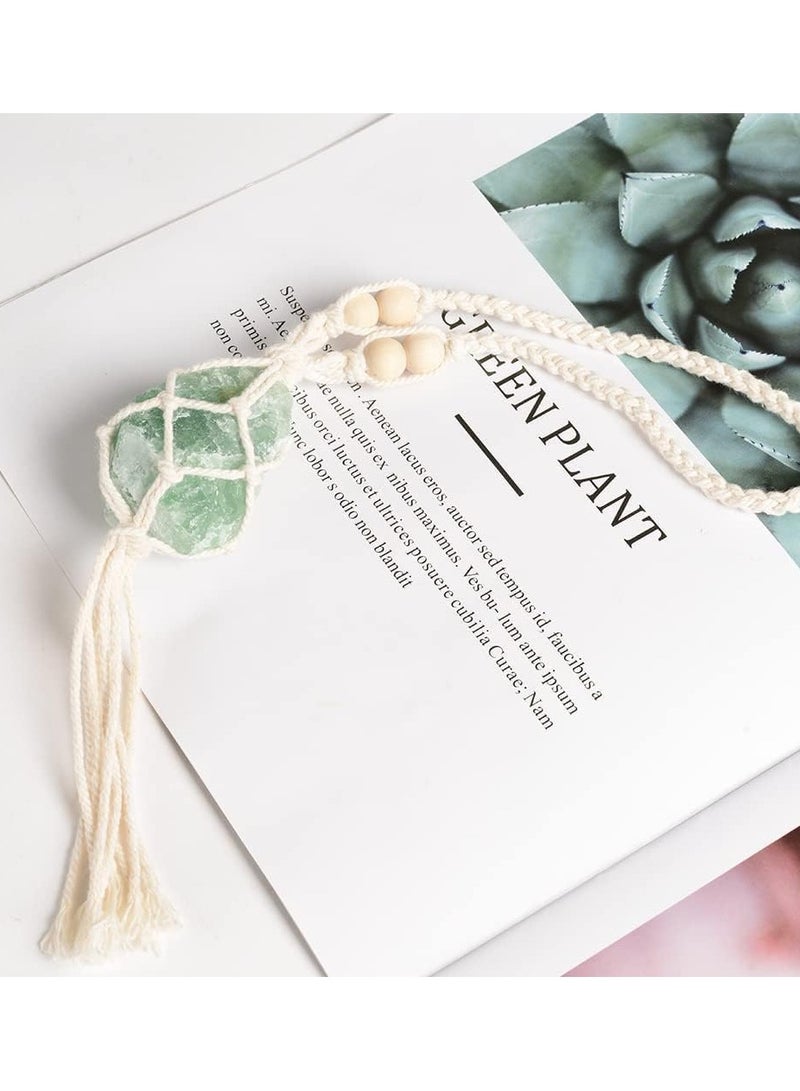 KASTWAVE Car Pendant 2 Pack Car Hanging Ornaments Healing Crystal Home Decor Car Rear View Mirrors Decor Geomantic Omen Meditation Yoga - Image 4