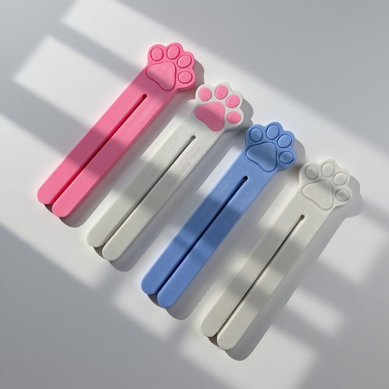 Pet Food Squeezer For Dogs Cats Pink Blue 2pcs Universal Fit Easy Clean - Image 4