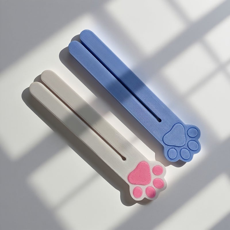 Pet Food Squeezer For Dogs Cats Pink Blue 2pcs Universal Fit Easy Clean - Image 1