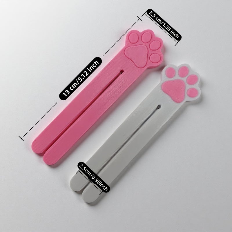Pet Food Squeezer For Dogs Cats Pink Blue 2pcs Universal Fit Easy Clean - Image 5