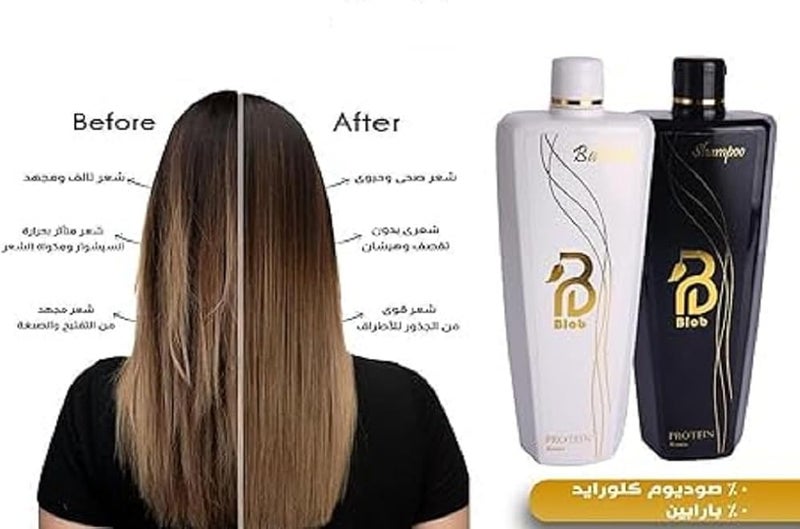 Blob After Protein Hair Care Kit (Shampoo + Conditioner + Serum 55) - Image 2