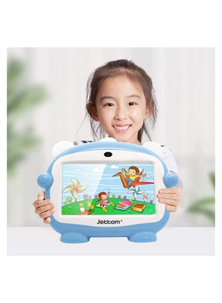 JETTOM KIDS TAB, Play And Learn Kids Tablet, WiFi, Quad Core, Dual Camera, Calling Function - Blue - pzsku/Z0B2DA1FBA147B9C3A47EZ/45/_/1671529306/62509ce7-e6b5-4848-be2c-3020e04a2cdb