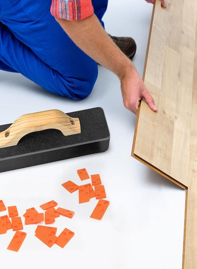 NAACOO Laminate/Vinyl Flooring Tools, NAACOO Heavy Tapping Block for Vinyl Plank Floor - Knock 1-2 Times, Heavy Pull Bar, 40pc Flooring Spacers, Rubber Mallet - 4 in 1 Floor Installation Kit - Image 5