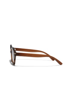 Blackout Cyano,Women Sunglasses, Geometric Sunglasses, UV Protection: UV400 (Brown,Brown)  - Image 3