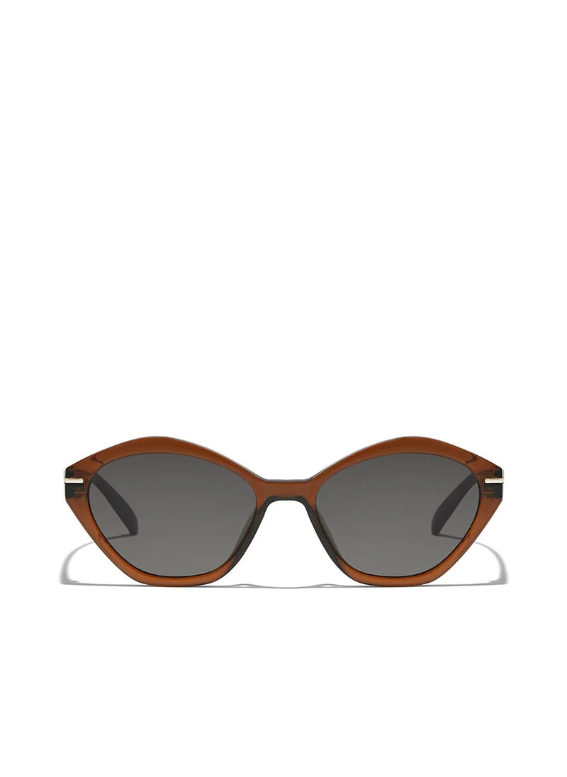 Blackout Cyano,Women Sunglasses, Geometric Sunglasses, UV Protection: UV400 (Brown,Brown)