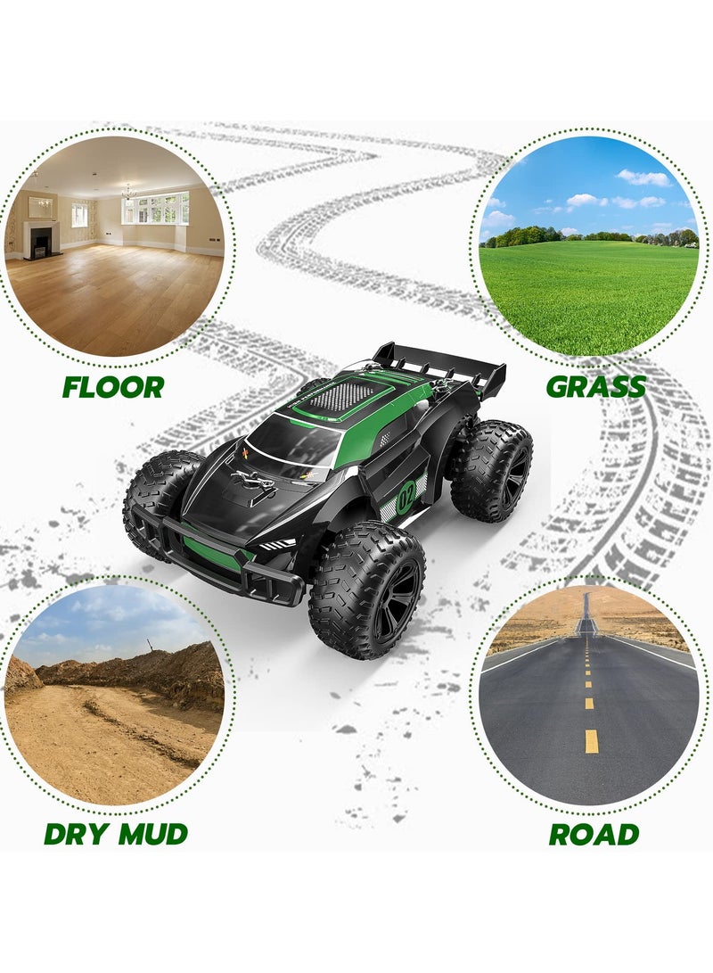 Remote Control Car 2.4GHz Electric RC Racing Cars with 1Rechargeable Power and Lights 1:22 Toy Gift 100mins Running - Image 4