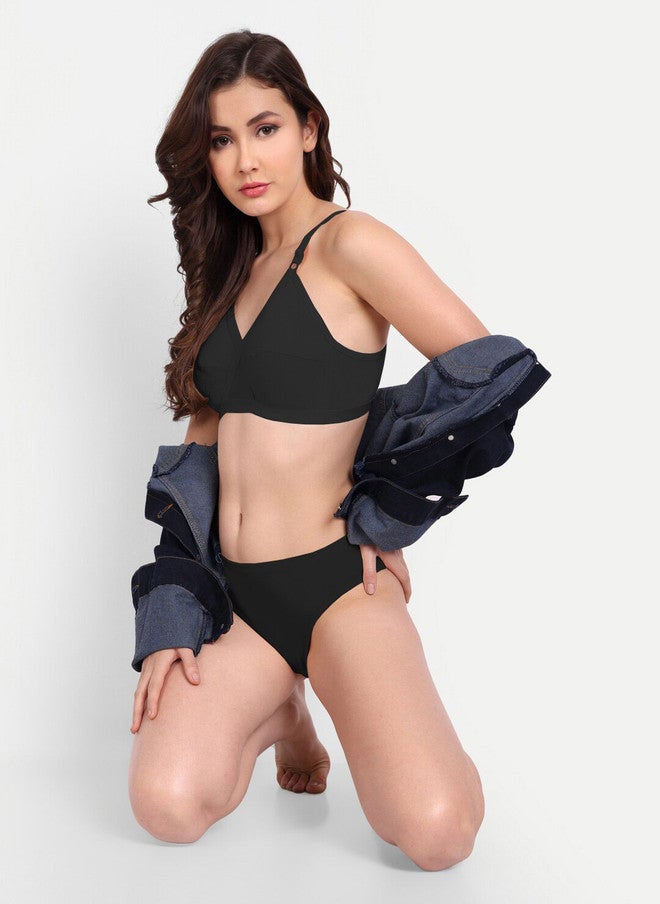 FIMS حمالة صدر قطنية يومية كاملة التغطية بدون حشوة من فIMS - Image 4