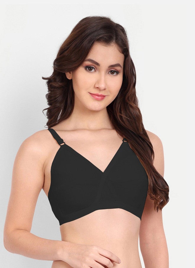 FIMS حمالة صدر قطنية يومية كاملة التغطية بدون حشوة من فIMS - Image 2